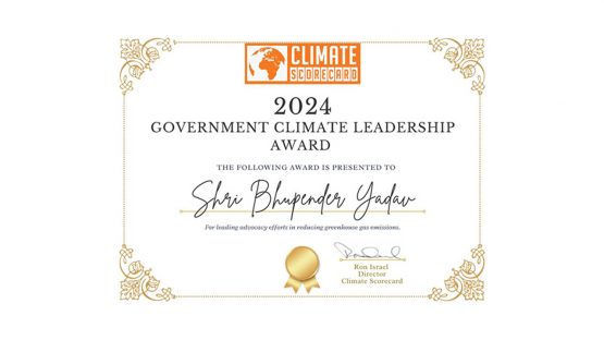 India 2024 Climate Scorecard Award: Bhupender Yadav
